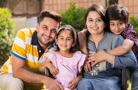 Picture of a happy family